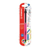 Rollerball Retractil, Palette, Punta X-Fina 0.3 mm, Tinta Azul - Cuerpo Rosado, Pack x 1 Und,